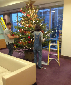 Christmas decoration - London offices